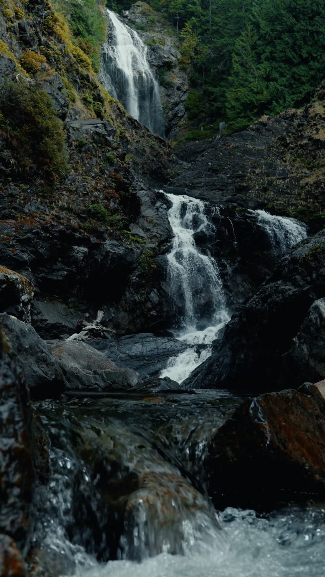 Wasserfall in der Natur